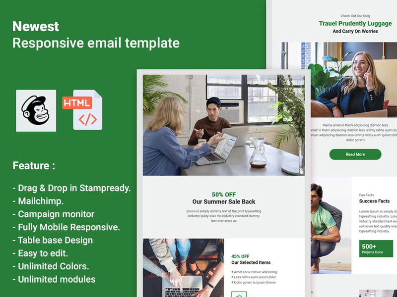 Newest - Html Responsive Email template