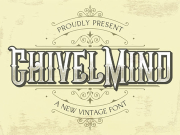 Chivel Mind - Vintage Font preview picture