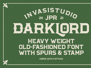 Darklord Family - Display Font preview picture