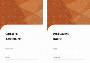 Signin and Signup screens for Mobile app