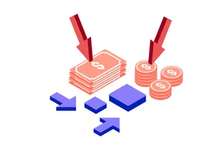 Recession Business isometric icon illustration