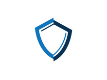 Shield logo template design. vector shield  icon