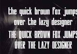Whispers - Condensed Sans Serif