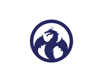 Dragon icon vector illustration design preview picture