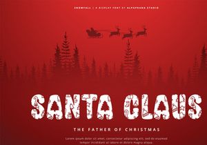 Snowfall - Display Font