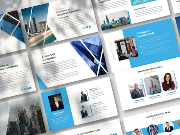 Negotium-Business Keynote Template preview picture
