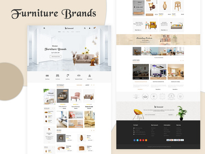 Furniture Brands Web Template