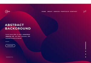 Vibrant Red Abstract Background Wave