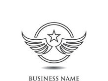 wing Logo Template vector illustration design