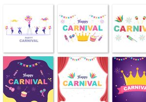 18 Happy Music Party Carnival Celebration Illustration