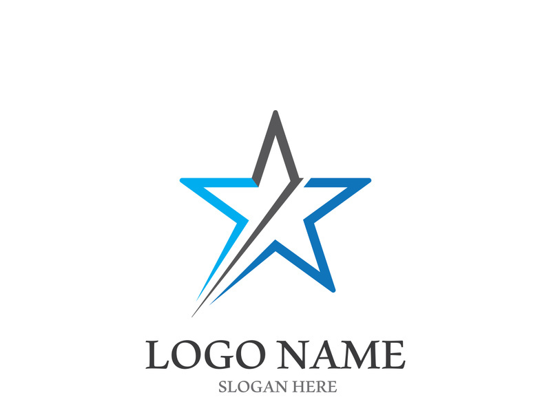 Star icon template vector illustration design