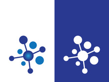 Molecule symbol logo template vector illustration design