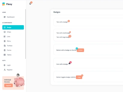 Flexy Free Angular Admin Template