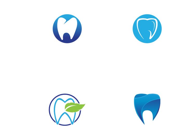 Dental abstract logo. Dental Health, dental care and dental clinic. Logo for health, dentist and clinic.