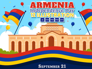 12 Armenia Independence Day Illustration preview picture