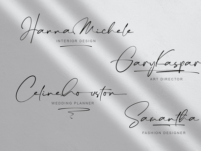 Dontheus - Signature Font