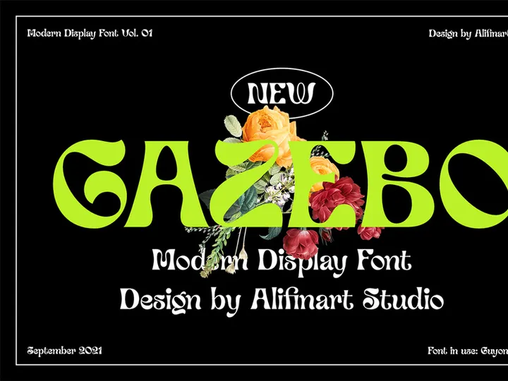 Guyon Gazebo Display Font