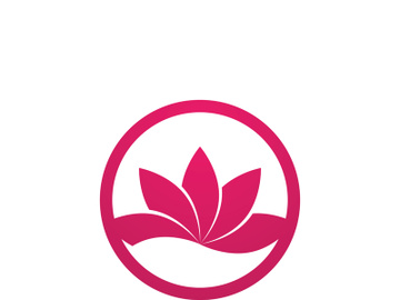 Beauty Vector lotus flowers design logo Template icon preview picture