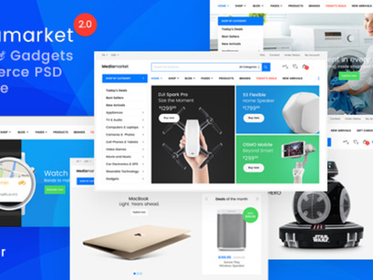 Mediamarket – FREE Electronics eCommerce PSD Template