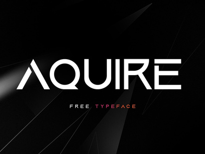 Aquire Font [Free for Personal Use]