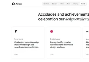 Awake Bootstrap Website Template