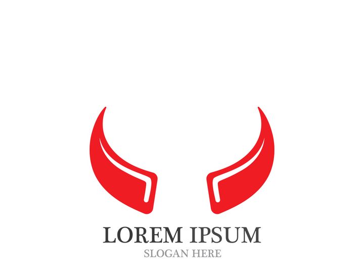 Bull horn logo and symbols template icons app