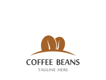 Coffee bean logo design. preview picture