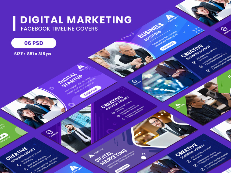 Digital Marketing Facebook Timeline Covers