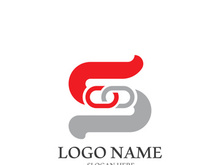 Business corporate S letter logo design vector