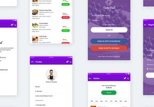 Tasty Food-Online Food Order Mobile App UI Kit