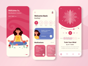 Meditation App Design preview picture