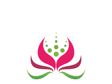 Beauty Vector lotus flowers design logo Template icon preview picture