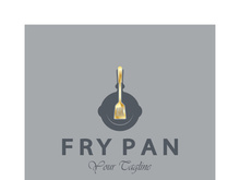 frying pan and spatula logo, kitchen cooking equipment, for business, company, restaurant