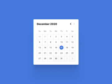 Calendar UI Kit preview picture