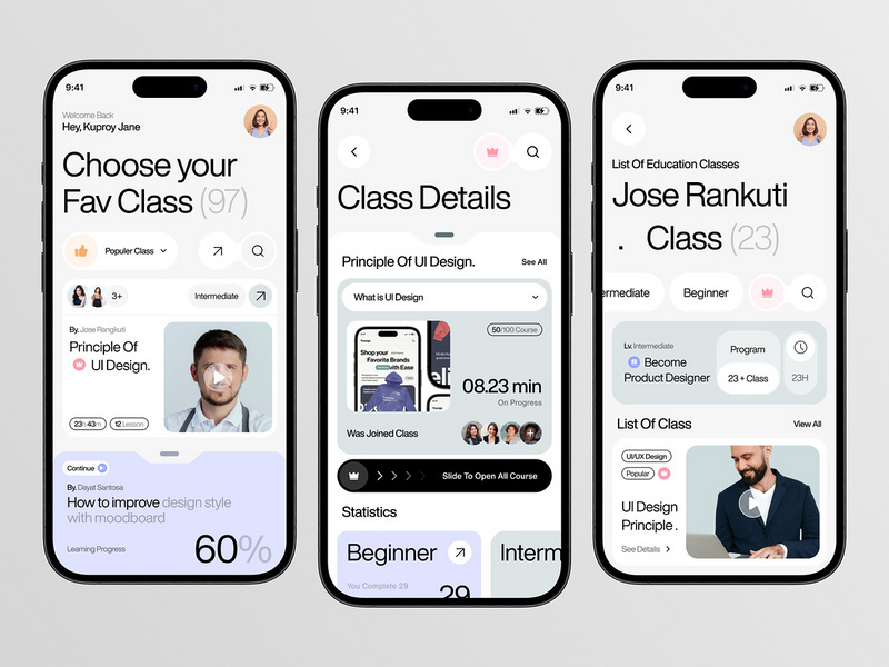 Academic - Online Education Mobile App