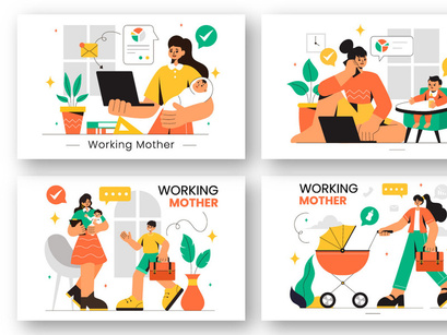 9 Working Mother Illustration