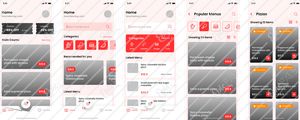 Pizza Delivery App Design Template