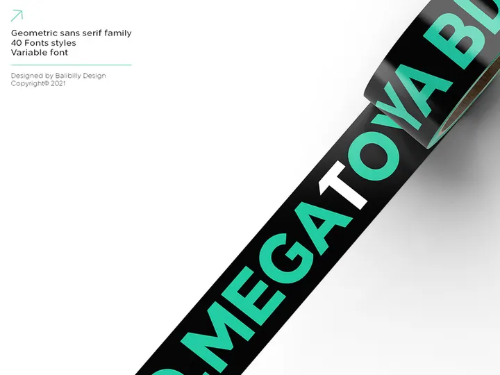 Megatoya Geometric Sans Serif