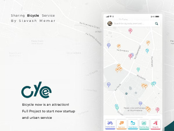 Free Cycle App UI Kit preview picture