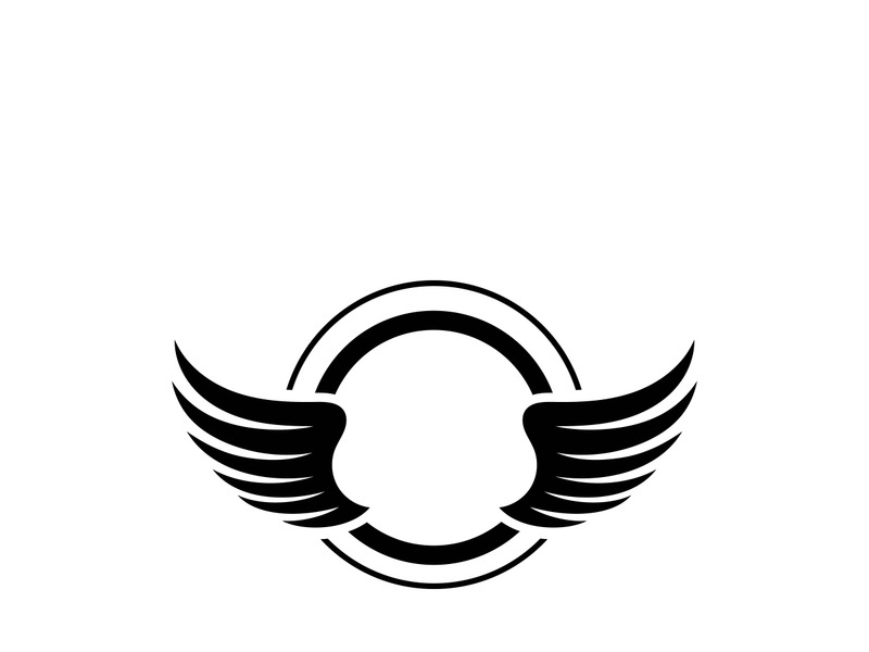 Wing illustration logo and symbol vector