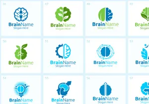 65+ Brain Logo Bundle