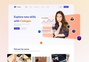 Colleges - Online Course Platform
