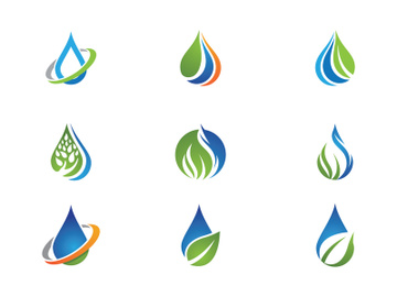 Water drop Logo Template vector preview picture