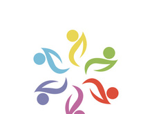 Community, network and social icon design template