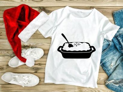 Sweet Dessert Pie with Spoon