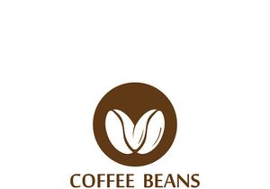 Premium coffee bean logo design.