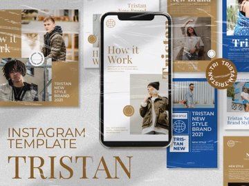 Tristan Instagram Template preview picture