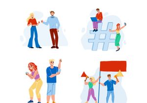 Social media characters