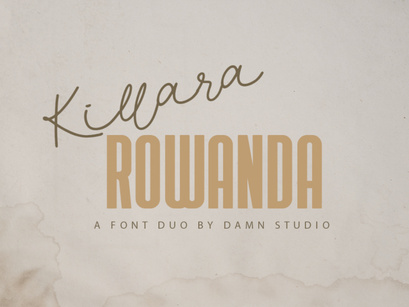 Killara Rowanda - A font Duo
