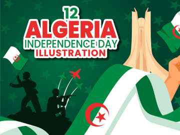 12 Algeria Independence Day Illustration preview picture
